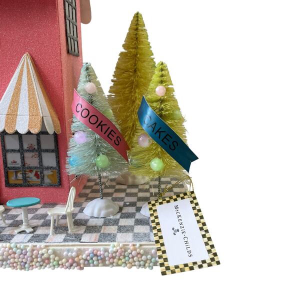 Brand New Mackenzie-Childs Calico Paper Illuminated Sweet Shop - Picture 10 of 16